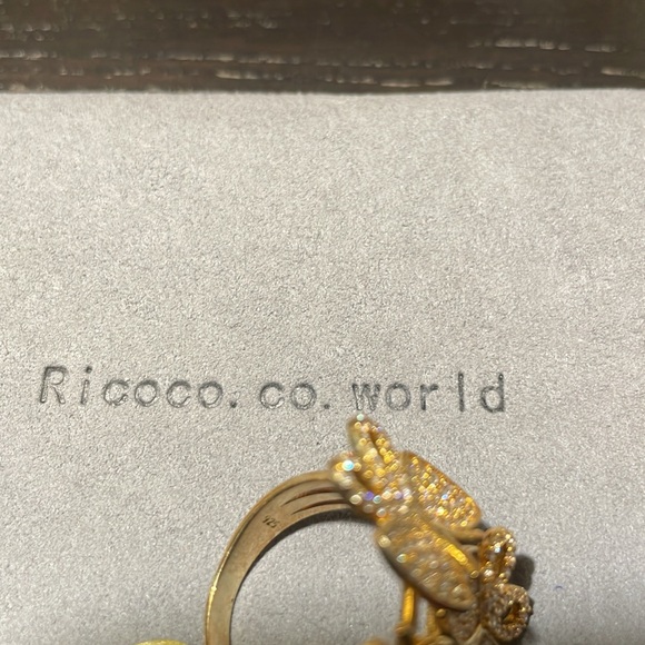 Sterling silver butterfly ring - Picture 4 of 5